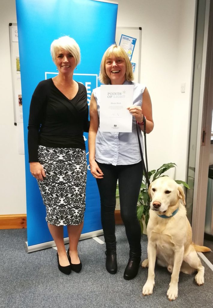 Shona Black with her award