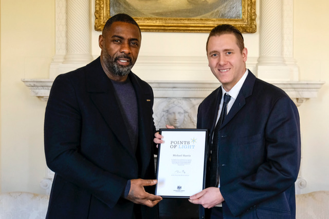 Idris Elba and Michael Harris