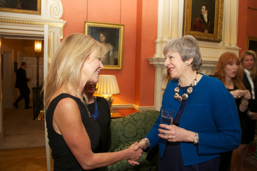 Emma Willis meeting PM Theresa May