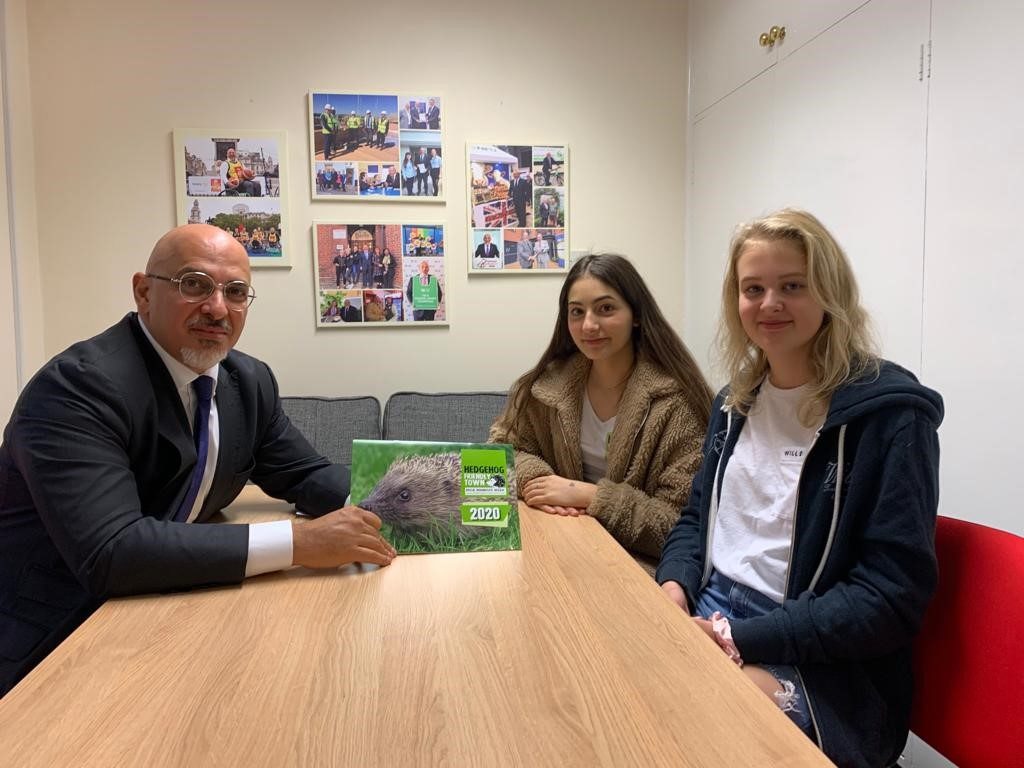 Nadhim Zahawi MP with Sophie and Kyra