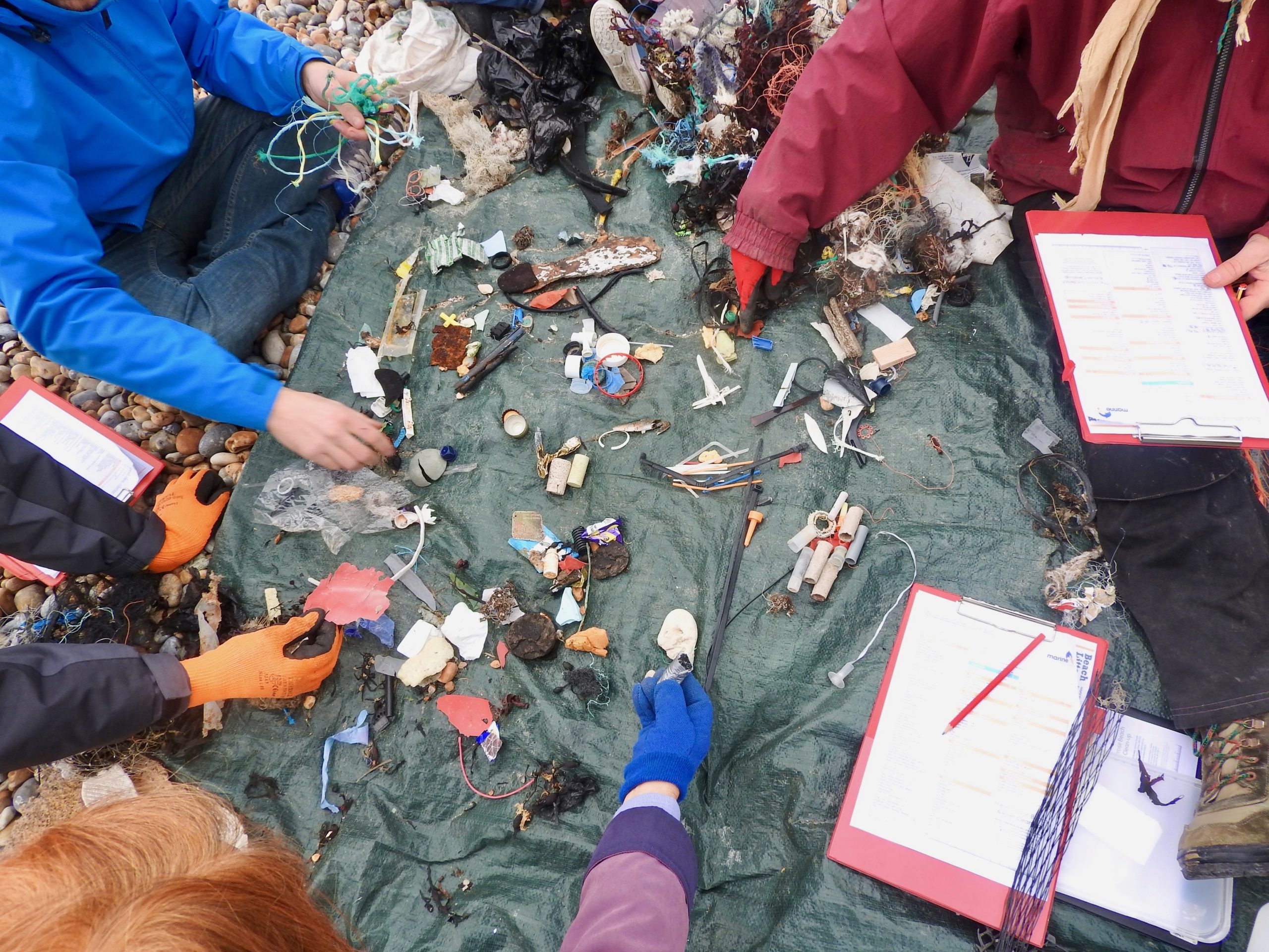 Marine debris survey by Andy DInsdale and Strandliners