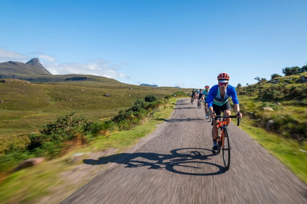 Davy Zyw on his 500 mile for MND bike ride