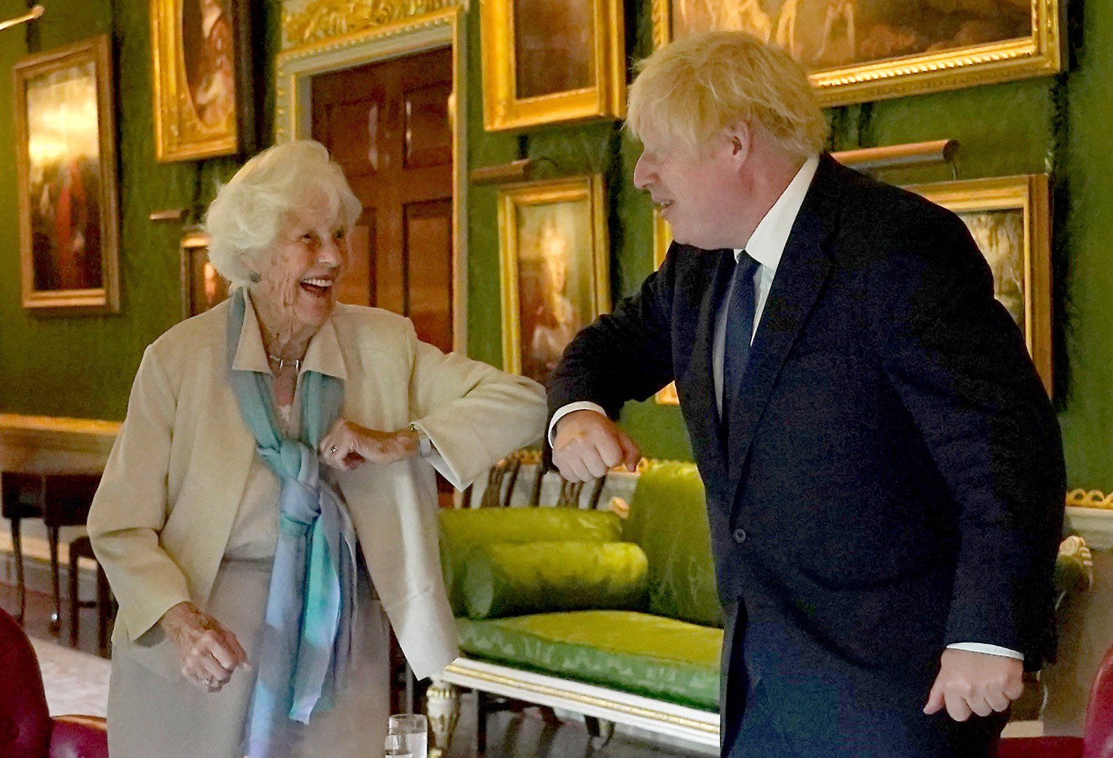 Maureen with PM Boris Johnson