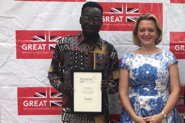 Abel Odeke and UK High Commissioner to Uganda, Kate Airey