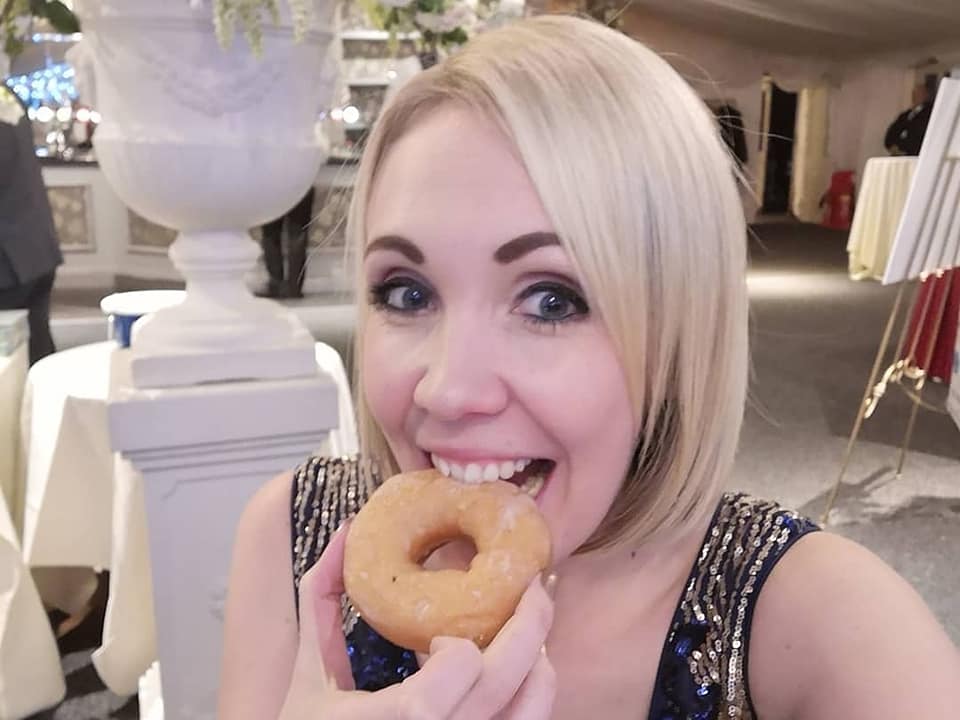 Charlotte Jolliffe Donut Day Selfie