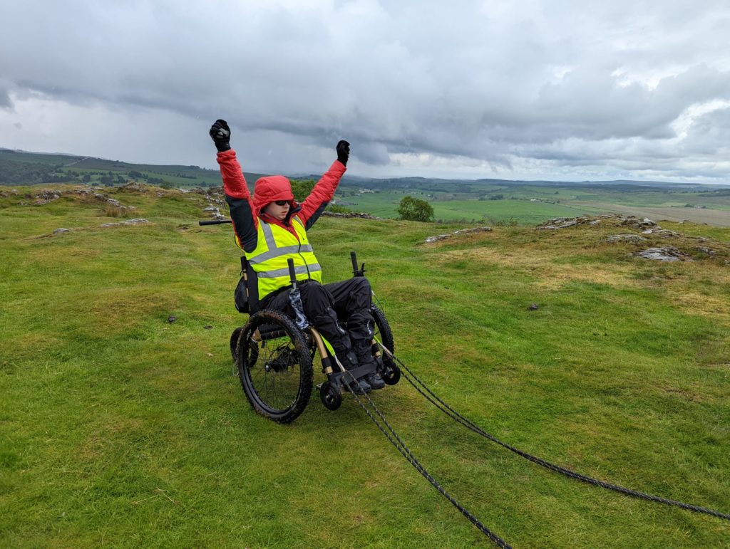 Brynn Hauxwell after completing the Hadrian's Wall Trail